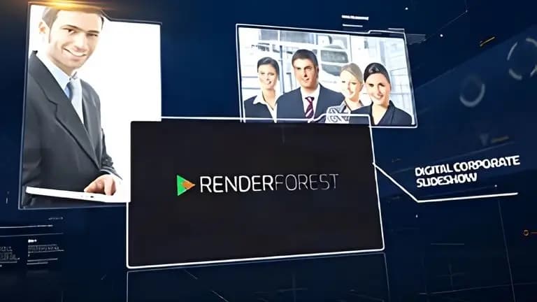 Digital Corporate Slideshow template